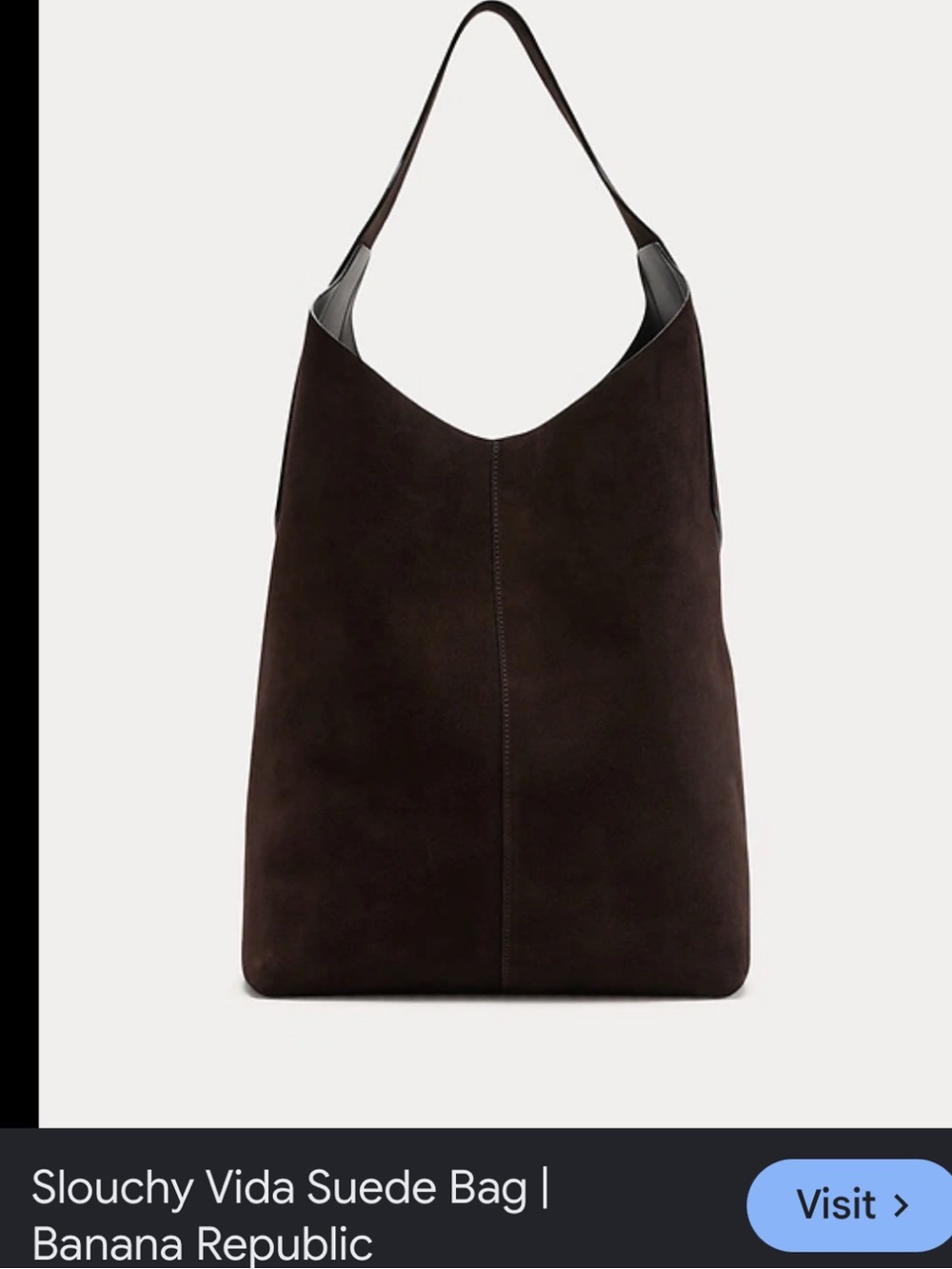Banana Republic slouchy vida bag in brown